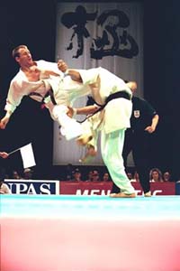 Sensei Garry O'Neill in action at the America's Cup